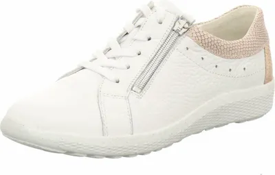 Produktbild von Waldläufer Schnürhalbschuhe in weiss/weiss kombi, Gr. 4.5