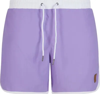 Produktbild von Urban Classics - Badeshorts für Herren TN173 (5XL) (Lavendel/Weiß)