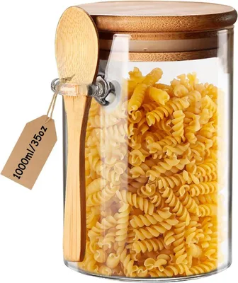 Zdjęcie produktu dla Szklane słoiki do przechowywania z pokrywką hermetyczne 700 ml