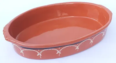 Produktbild von Auflaufform Keramik- Länge ca. 42cm - mediterrane Küche
