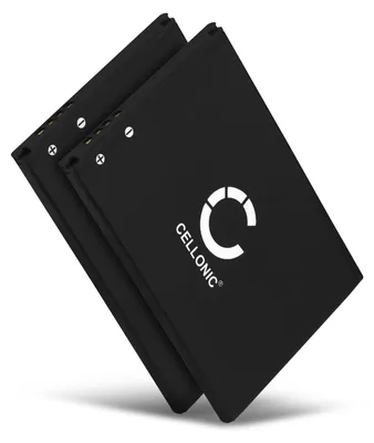 Image de CELLONIC 2x Batterie pour Routeurs et hotspots mobiles Compatible avec Huawei E5577, E5573, E5573S, HB434666RBC - (1300mAh, 3.7V)