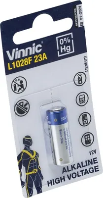 Produktbild von Batterie VINNIC Micro A 23 (1er Blist. VE)