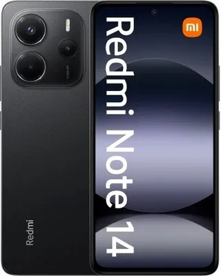 Zdjęcie produktu dla Xiaomi Redmi | Note 14 | Midnight Black | 6,67 " | AMOLED | 2400 x 1080 pikseli | Mediatek | Wewnętrzna pamięć RAM 6 GB | 128 GB | Dual SIM | 4G | Rozdzielczość głównego aparatu 108+2+2 MP | Rozdzielczość drugiego aparatu