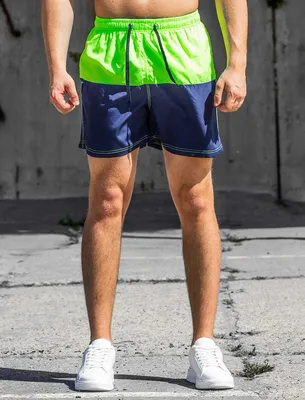Produktbild von Recea Badehose für Männer Shorts Levaopolo grün blau XXL