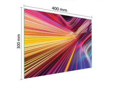 Produktbild von Schneidebrett Herdabdeckplatte Multiglasschneidplatte 40x30 cm Bunt Stück