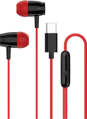 Productafbeelding van CANYON SEP-5 In-ear hoofdtelefoon, USB-C kabel, rood