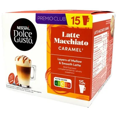 Obrázok produktu pre Dolce Gusto Latte Macchiato Karamel XL – 30 kapsúl