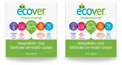 Produktbild von 2 x Ecover Classic Spülmaschinentabs - Vorteilspackung - 2 Stücke