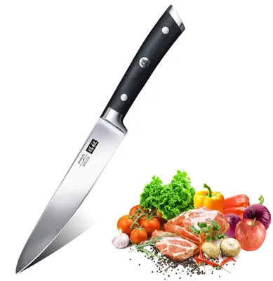 Produktbild von SHAN ZU Japanisches Kochmesser 15cm Allzweckmesser Universalmesser, Profi Messer
