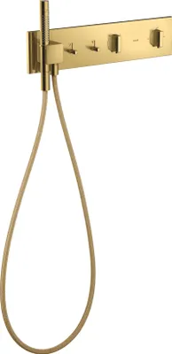 Produktbild von Thermostatmodul AXOR ShowerComposition UP 470 / 110 2 Verbr polished gold optic polished gold optic