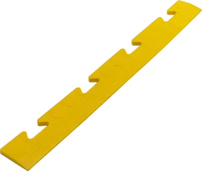 Produktbild von Auffahrt Randleiste Noppen gelb Buchse für Gewerbeboden PVC Fliesen Garagenboden Industrieboden Klick-Verlegung