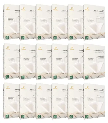 Produktbild von Tchibo Kaffeefilter Größe 4 Großpackung 1440 Stück - spapier Filtertüten 18x80, nachhaltig, aromatisch, kompostierbar, umweltschonend, weiß