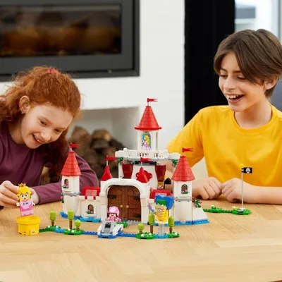 Zdjęcie produktu dla LEGO Super Mario Zamek Peach — zestaw rozszerzający, Zestaw do budowania, 8 lat(a), Plastik, 1216 szt., 1,54 kg