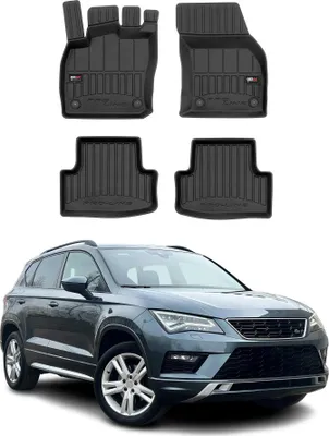 Image de Tapis de Sol pour Seat Ateca 2016-2022 Caoutchouc TPE Noir