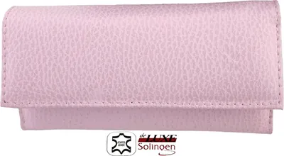 Produktbild von Nagelpflege Set 8-tlg. Echtleder Etui | Maniküre Pediküre | Solingen | Germany Rosa