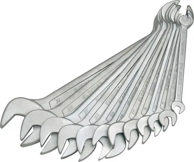 Produktbild von Elora Doppelmaulschlüssel-Satz DIN 3110, 10-teilig 6-32 mm, ELOFORT-2S 101M