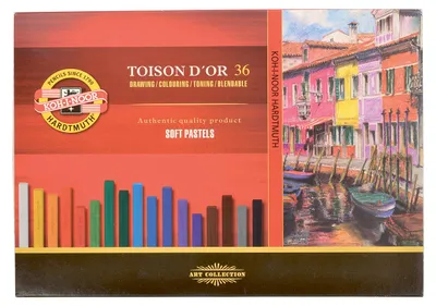 Zdjęcie produktu dla Pastele suche 8585 Toison D'OR / 36 kolorów
