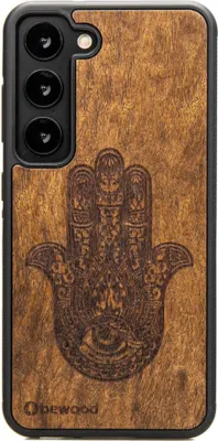 Immagine prodotto di Custodia in legno Bewood per Samsung Galaxy S23 HAMSA IMBUIA