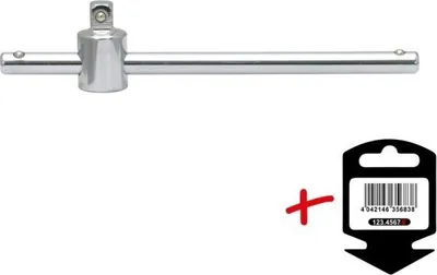 Obrázek produktu pro KS TOOLS 918.1451-E 1/4" CHROMEplus s T-rukojetí a kluzným nástavcem, 110 mm, na závěs