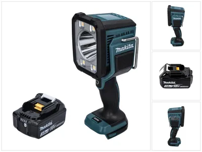 Zdjęcie produktu dla Makita DML 812 F1 Akumulatorowa latarka ręczna LED 18 V 1250 lm + 1x akumulator 3,0 Ah - bez ładowarki