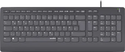 Image de speedlink SL-640009-BK speedlink HI-GENIC Tastatur kabelgebunden schwarz