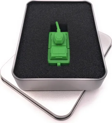 Image de Onwomania Clé USB Char de l'Armée en boîte cadeau alu 32 GB USB 3.0