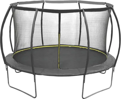 Produktbild von Garten Trampolin schwarz 3,66 Meter 12FT mit Sicherheitsnetz