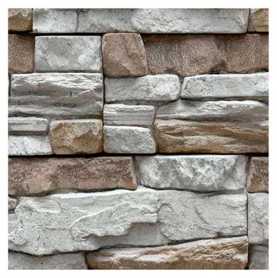 3D-Wandpanelen selbstklebend 10 Stück 30x30 cm Steinoptik