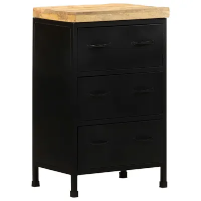 Produktbild von Sideboard 47x35x76 cm Raues Mangoholz