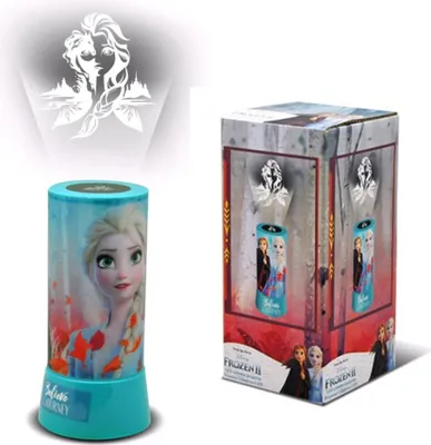 Produktbild von LED Projektor Lampe Frozen 2 Tischlampe Elsa Anna