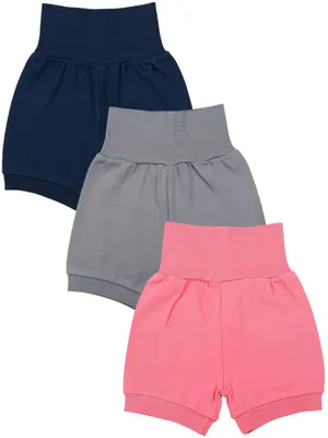 Produktbild von TupTam Baby Mädchen Kurze Pumphose 3er Pack, Farbe: Farbenmix 4, Größe: 86-92
