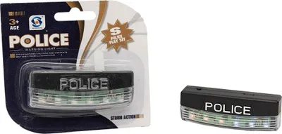 Immagine prodotto di Luci lampeggianti blu e rosse della polizia, 7 modalità