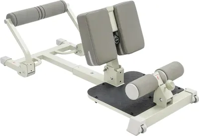 Immagine prodotto di Macchina per squat - Regolabile e pieghevole - Per squat profondi - Altezza 44-83 cm - Portata fino a 120 kg - Multifunzionale per l'allenamento a casa - Grigio