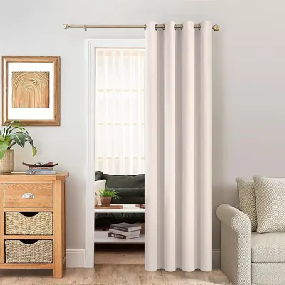 Obrázok produktu pre Termoizolačné závesy s okami - 140x210 cm - Husté, zvukovoizolačné a tepelnoizolačné - Chránia pred chladom