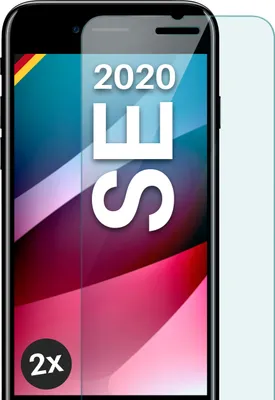 A smartphone screen protector with marketing text and graphics.
