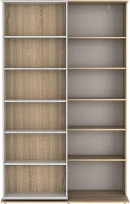 Produktbild von Vente-unique PRALI, Natürlich/Natur, Weiß, 15 Regale, Partikelbord, Partikelbord, 5 kg, 1166 mm