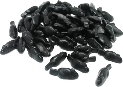 Image de Réglisse mini souris souris molles au goût d'anis gomme aux fruits 175g