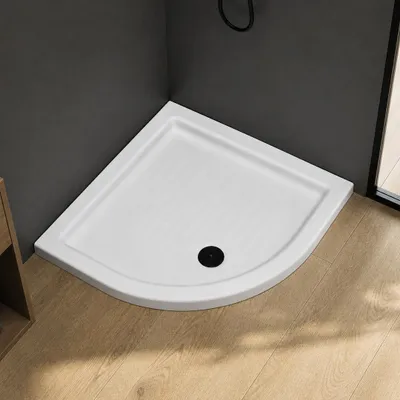 Produktbild von Viertelkreisduschwanne 80 cm aus Keramik | Topazio