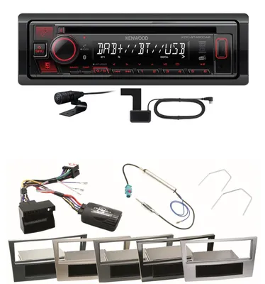 Produktbild von Kenwood KDC-BT450DAB Bluetooth DAB CD Einbauset für Astra H Corsa D Zafira B