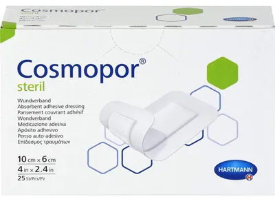 Zdjęcie produktu dla COSMOPOR STERIL 10X6CM, 25 St PFL