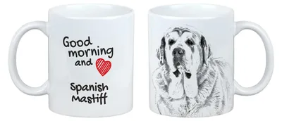 Image de Mastiff espagnol, Mastín de León - Tasse avec chien, tasse avec image, cadeau personnalisé de la marque Art-Dog