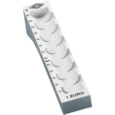 Image de WEDO Rainure à monnaie pour 1 euro, gris clair