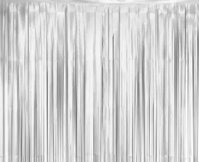 Obrázok produktu pre Dekoratívna strieborná záclona, 100 x 200 cm