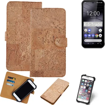Produktbild von K-S-Trade Hülle kompatibel mit Gigaset GX290  Kork Handyhülle Cover  Schutzhülle TPU Case Bumper in Hellbraun, (1x)