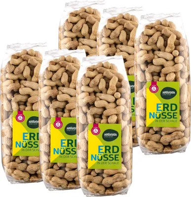 Produktbild von Erdnüsse in der Schale, 6 x 330 g