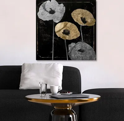 Produktbild von Wallity, KNV4409_7070 (70 x 70), Dekorative Leinwandmalerei, Mehrfarbig, 100 % LEINWAND, 70 x 70 cm