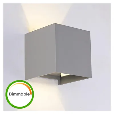 Produktbild von KOSILUM - Wandleuchte, Aluminium - Grau - IP54