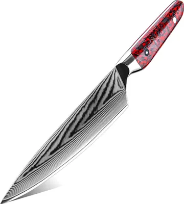 Immagine prodotto di Coltello da cucina damascato MA-35087 - Chef KP35087