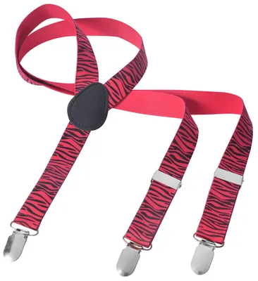 Produktbild von Kinder Hosentraeger Y Form schmal  XS Pink Zebra