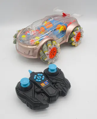 Produktbild von Ferngesteuertes Auto mit Raucheffekt, beweglichen Zahnrädern und transparentem Design